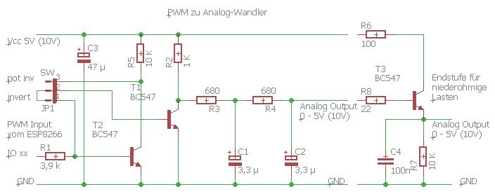 PWM zu 0-5V (10V) Wandler